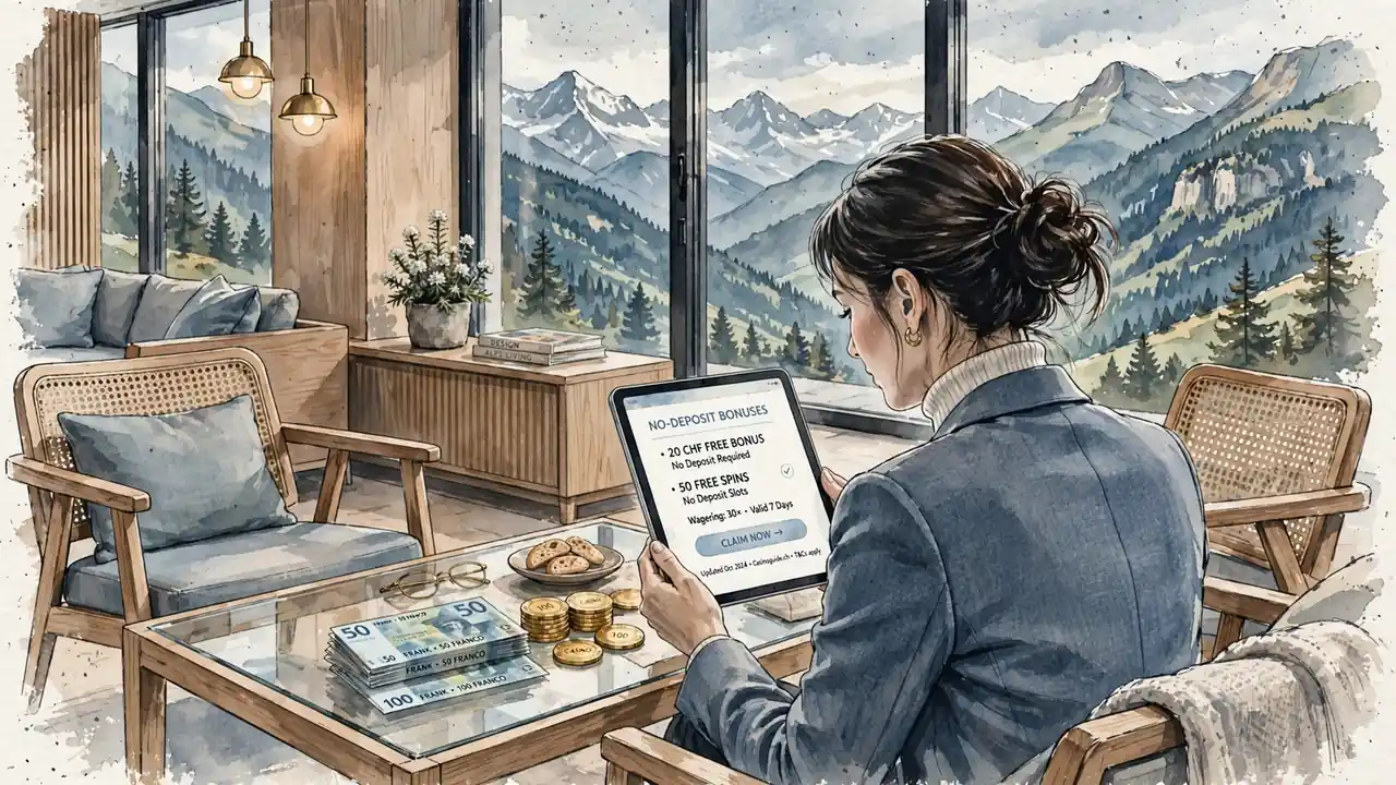 Beste Online-Casinos Schweiz mit No-Deposit-Bonus